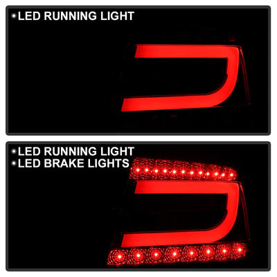Smoke LED Tail Lights <br>05-08 Audi A6