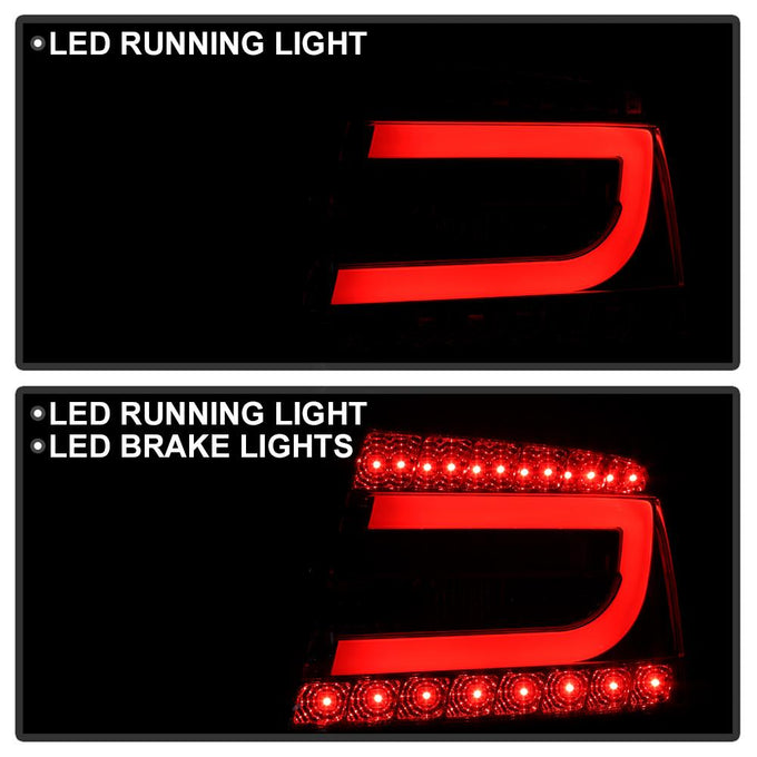 Smoke LED Tail Lights <br>05-08 Audi A6