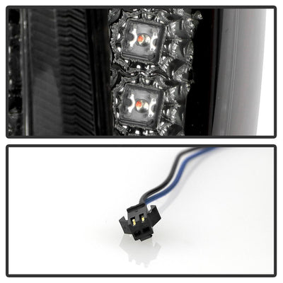 Black Smoke LED Tail Lights <br>06-08 Lexus IS250