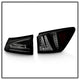 Black Smoke LED Tail Lights <br>06-08 Lexus IS250