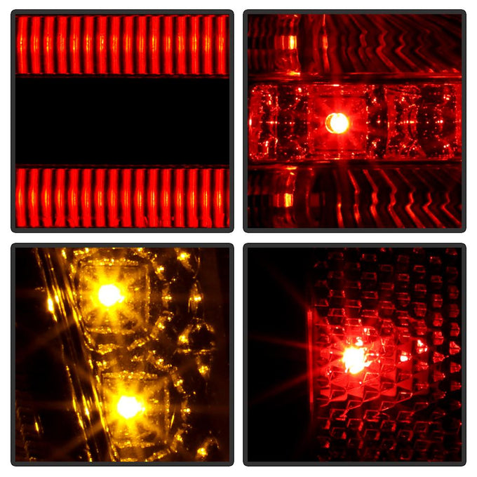 Black Smoke LED Tail Lights <br>06-08 Lexus IS250