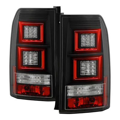 Black LED Tail Lights <br>05-09 Land Rover LR3