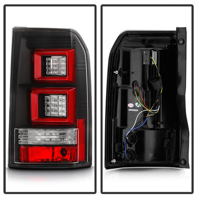 Black LED Tail Lights <br>05-09 Land Rover LR3