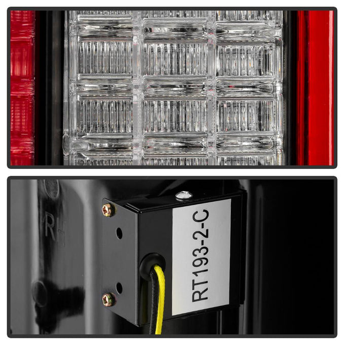 Black LED Tail Lights <br>05-09 Land Rover LR3