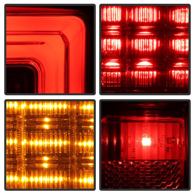 Black LED Tail Lights <br>05-09 Land Rover LR3