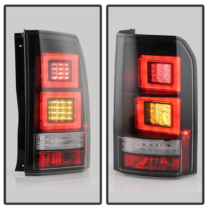 Black LED Tail Lights <br>05-09 Land Rover LR3