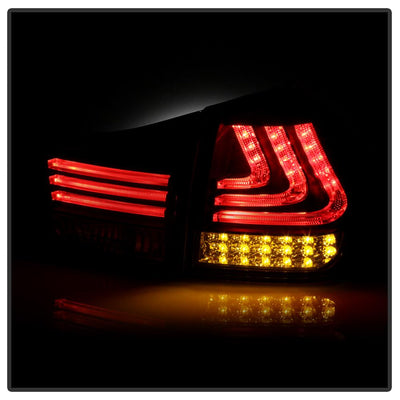 Black LED Tail Lights <br>04-06 Lexus RX330 07-09 Lexus RX350