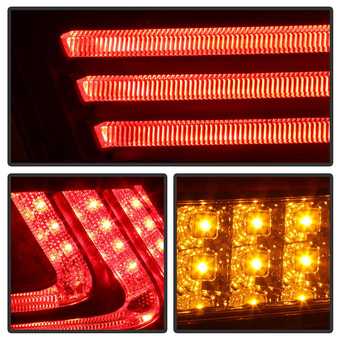 Black LED Tail Lights <br>04-06 Lexus RX330 07-09 Lexus RX350