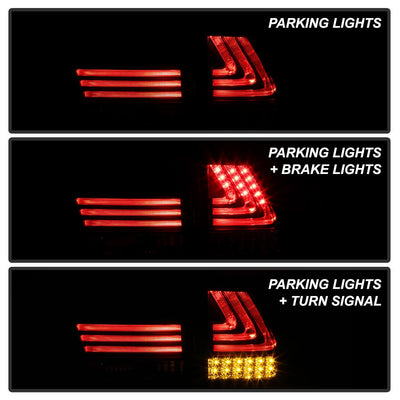 Black LED Tail Lights <br>04-06 Lexus RX330 07-09 Lexus RX350