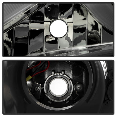 Version 2 Chrome Light Bar DRL Projector Headlights <br>11-13 Hyundai Sonata