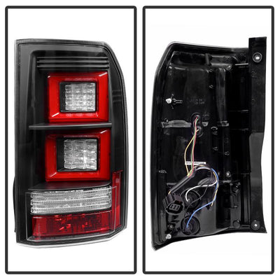 Black LED Tail Lights <br>10-14 Land Rover LR4