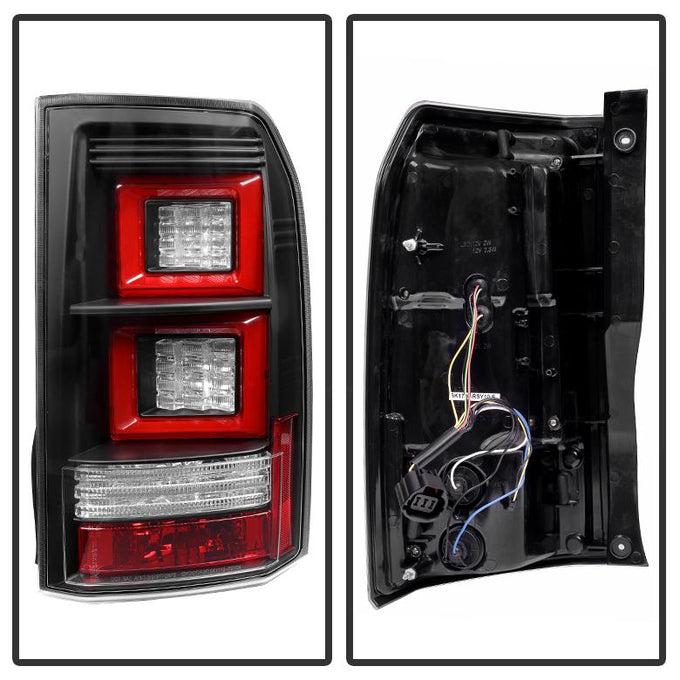 Black LED Tail Lights <br>10-14 Land Rover LR4