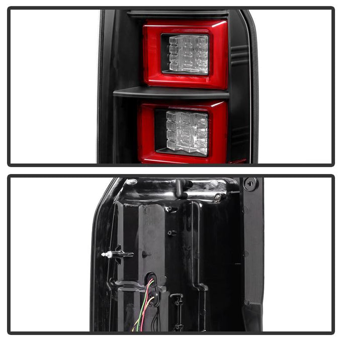 Black LED Tail Lights <br>10-14 Land Rover LR4