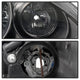 DRL LED Black Projector Headlights <br>03-06 Porsche Cayenne
