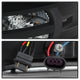 Light Bar DRL Black Projector Headlights <br>09-18 Ram 1500 2500 3500