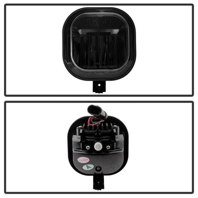 Black LED Fog Lights <br>11-14 Ford F250-F550 E350 E450 Super Duty