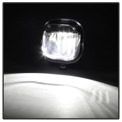 Black LED Fog Lights <br>11-14 Ford F250-F550 E350 E450 Super Duty