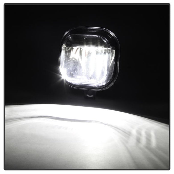 Black LED Fog Lights <br>11-14 Ford F250-F550 E350 E450 Super Duty