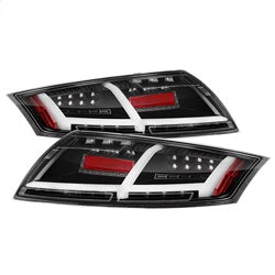Black LED Tail Lights <br>08-14 Audi TT TT Quattro 11-14 Audi TT RS Quattro