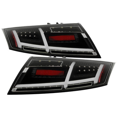 Black LED Tail Lights <br>08-14 Audi TT TT Quattro 11-14 Audi TT RS Quattro