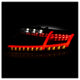 Black LED Tail Lights <br>08-14 Audi TT TT Quattro 11-14 Audi TT RS Quattro