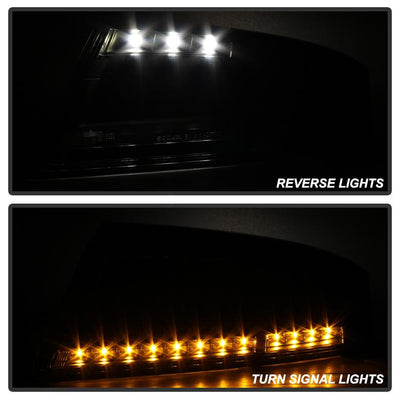 Black LED Tail Lights <br>08-14 Audi TT TT Quattro 11-14 Audi TT RS Quattro