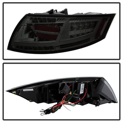 Smoke LED Tail Lights <br>08-14 Audi TT TT Quattro 11-14 Audi TT RS Quattro