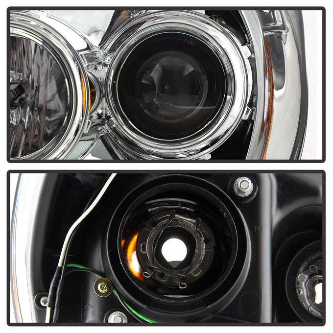 Light Bar DRL Chrome Projector Headlights <br>12-15 Toyota Tacoma