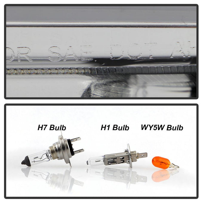 Light Bar DRL Chrome Projector Headlights <br>12-15 Toyota Tacoma