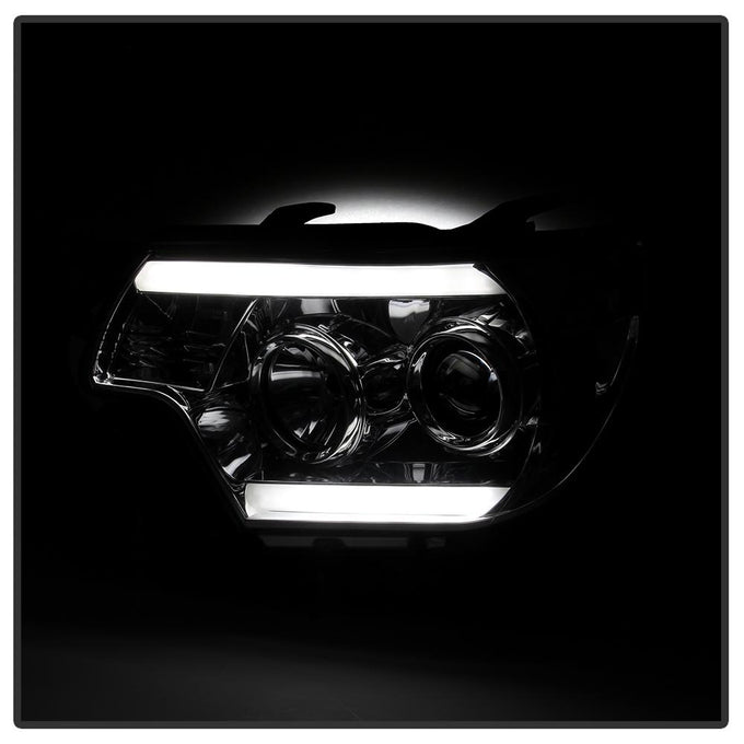 Light Bar DRL Chrome Projector Headlights <br>12-15 Toyota Tacoma