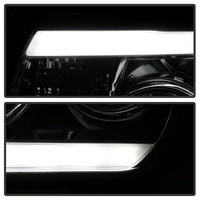 Light Bar DRL Chrome Projector Headlights <br>12-15 Toyota Tacoma