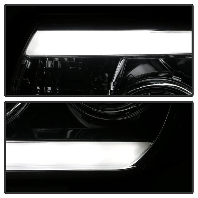 Light Bar DRL Chrome Projector Headlights <br>12-15 Toyota Tacoma