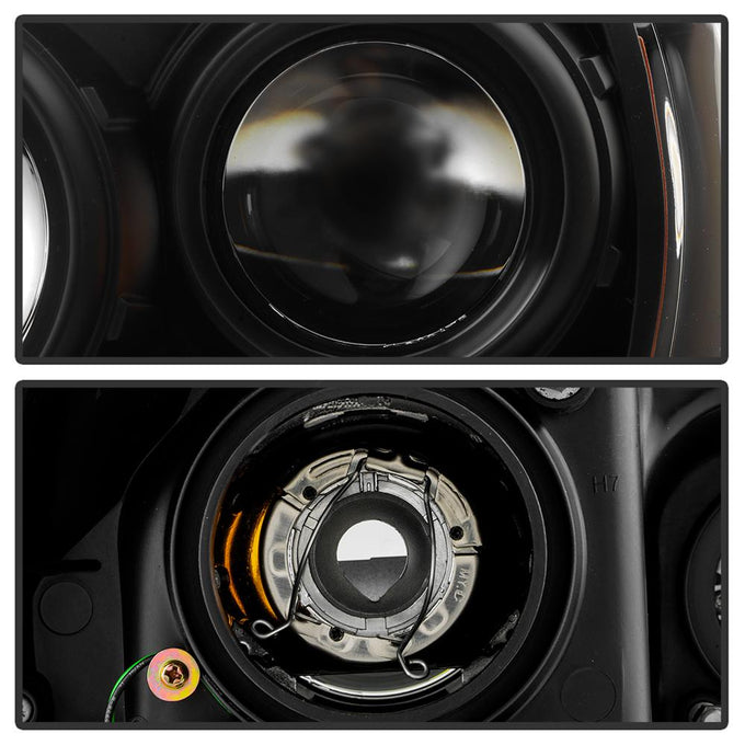 Light Bar DRL Black Projector Headlights <br>12-15 Toyota Tacoma