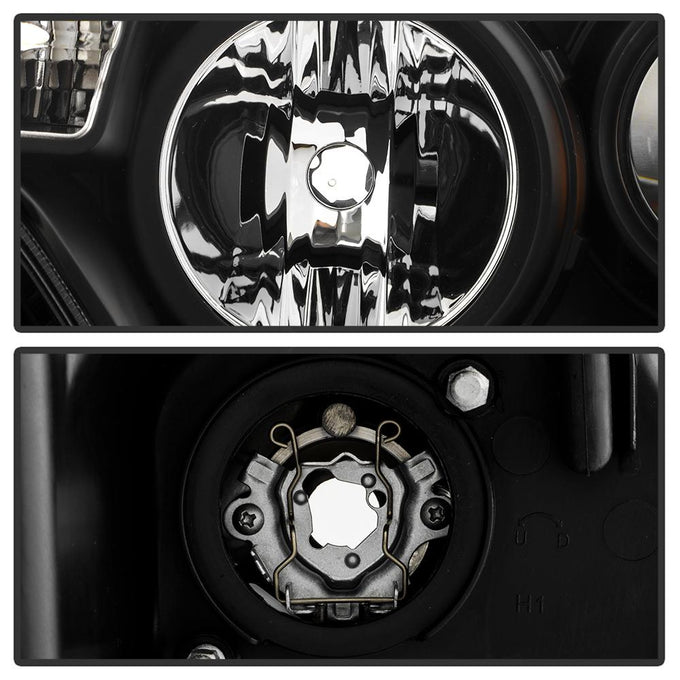 Light Bar DRL Black Projector Headlights <br>12-15 Toyota Tacoma