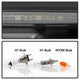 Light Bar DRL Smoke Projector Headlights <br>12-15 Toyota Tacoma