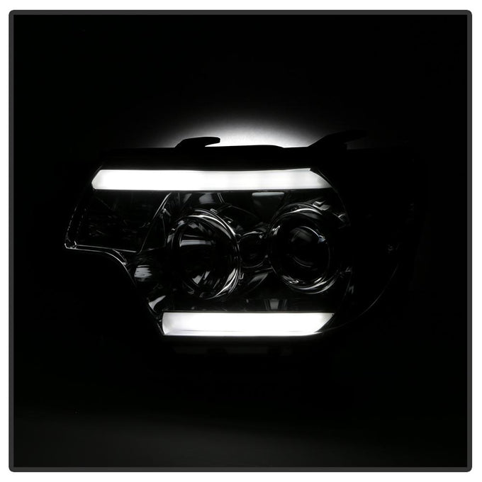 Light Bar DRL Smoke Projector Headlights <br>12-15 Toyota Tacoma
