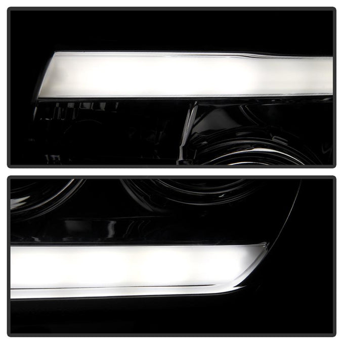 Light Bar DRL Smoke Projector Headlights <br>12-15 Toyota Tacoma
