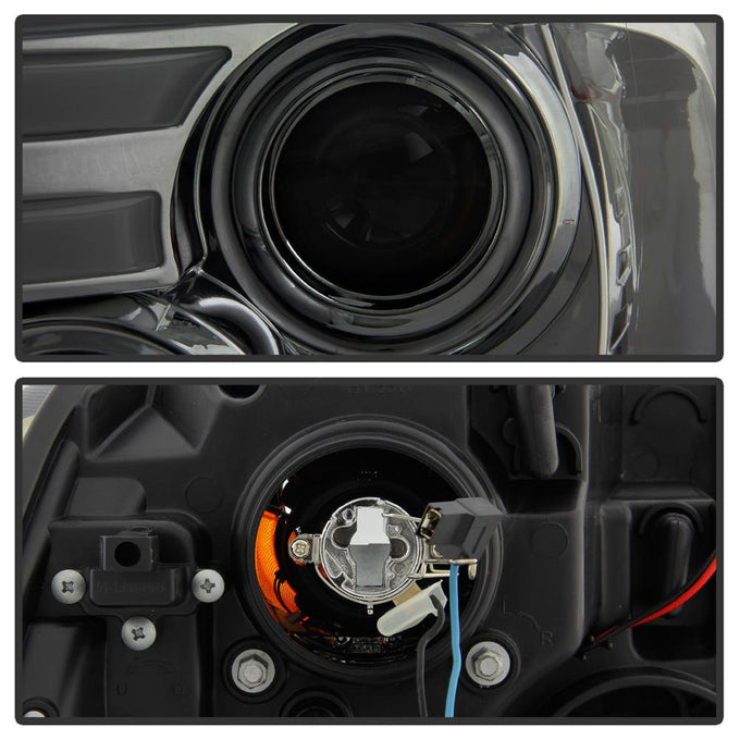 Light Bar DRL Smoke Projector Headlights <br>13-16 Ram 2500 3500 13-18 Ram 1500