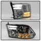Light Bar DRL Smoke Projector Headlights <br>13-16 Ram 2500 3500 13-18 Ram 1500