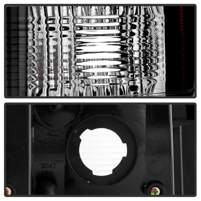 Version 2 Black LED Tail Lights <br>07-13 Chevy Silverado 1500 2500 HD 3500 HD