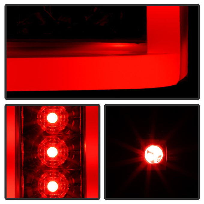 Version 2 Black LED Tail Lights <br>07-13 Chevy Silverado 1500 2500 HD 3500 HD