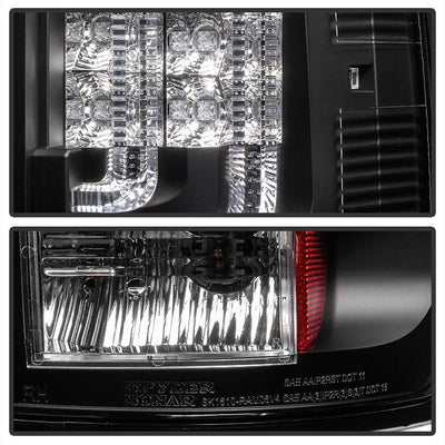 Version 2 Black LED Tail Lights <br>02-06 Dodge Ram 1500 03-06 Dodge Ram 3500 Ram 2500