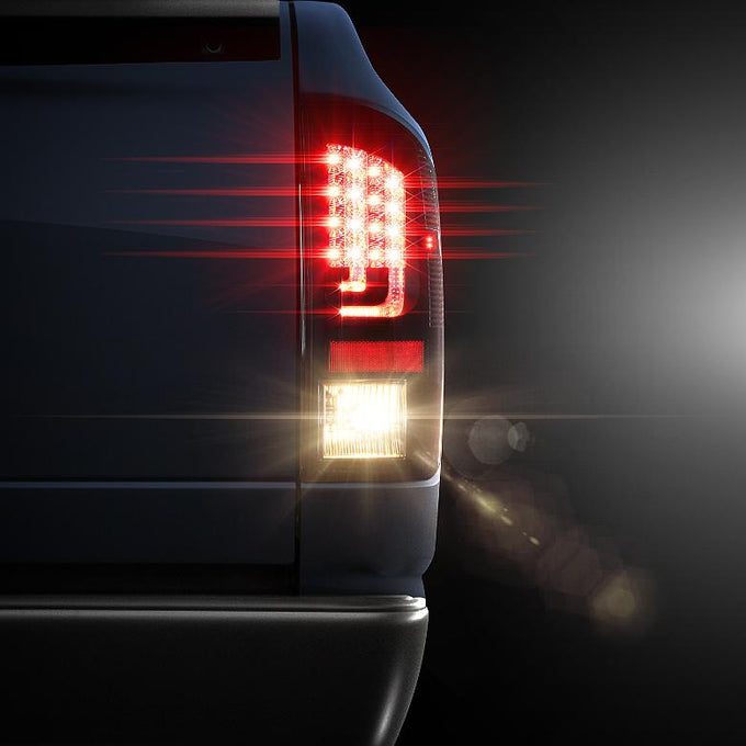 Version 2 Black LED Tail Lights <br>02-06 Dodge Ram 1500 03-06 Dodge Ram 3500 Ram 2500