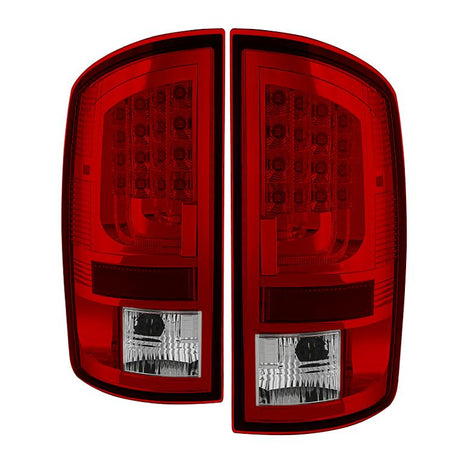 Version 2 Red Clear LED Tail Lights <br>02-06 Dodge Ram 1500 03-06 Dodge Ram 3500 Ram 2500