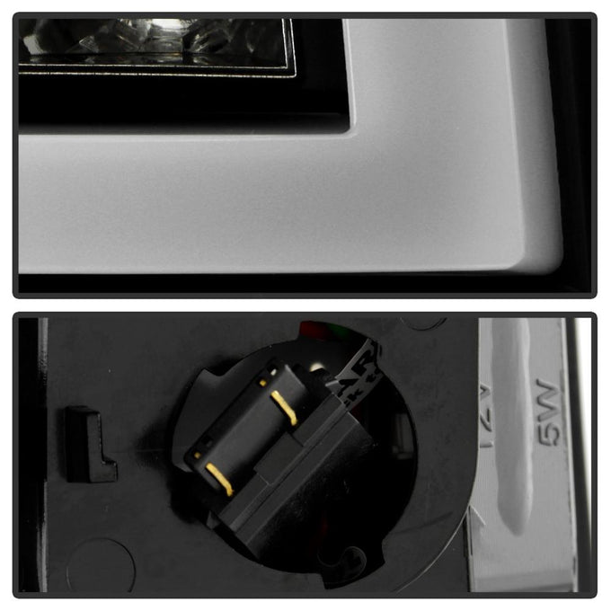 Version 2 Black LED Tail Lights <br>99-02 Chevy Silverado, GMC Sierra 1500 2500 3500