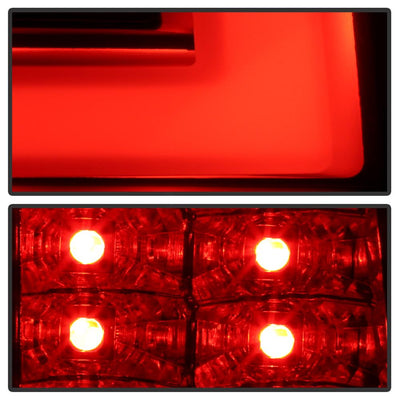 Version 2 Black LED Tail Lights <br>99-02 Chevy Silverado, GMC Sierra 1500 2500 3500