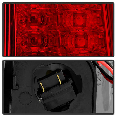 Version 2 Red Clear LED Tail Lights <br>99-02 Chevy Silverado, GMC Sierra 1500 2500 3500