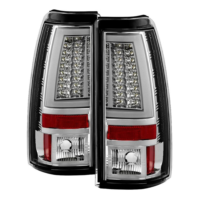 Version 2 Chrome LED Tail Lights <br>03-06 Chevy Silverado, 2007 Classic