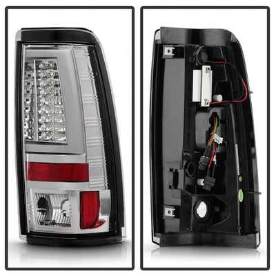 Version 2 Chrome LED Tail Lights <br>03-06 Chevy Silverado, 2007 Classic