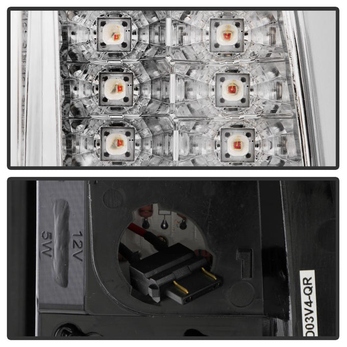 Version 2 Chrome LED Tail Lights <br>03-06 Chevy Silverado, 2007 Classic